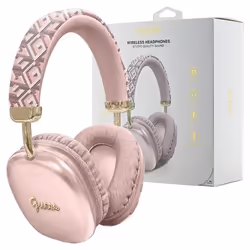 Écouteurs Bluetooth Supra-Auriculaires Guess Pour Iphone 12 11 Et 10 Logo Métallique Stéréo
