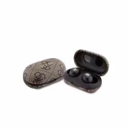 Écouteurs Sans Fil Bluetooth 5.3 ENC Série 4G Tactiles avec Étui de Chargement Guess Marron