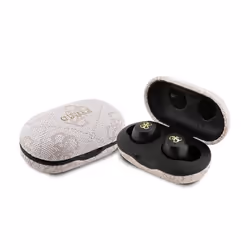 Guess 4G Metal Logo - Casque Bluetooth TWS ENC + étui de chargement (rose)