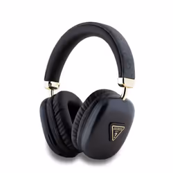 Casque Audio Sans Fil Stéréo Bluetooth 5.3 Motif 4G Triangle Guess Noir