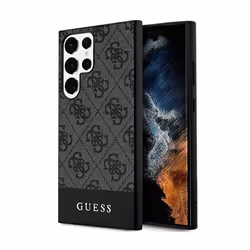 Étui pour smartphone - Guess - S24 Ultra - Cuir biologique - Noir - Semi-rigide
