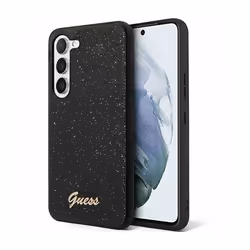 Coque de téléphone - Guess - Glitter Flakes - Samsung Galaxy S24 - Noir - Souple
