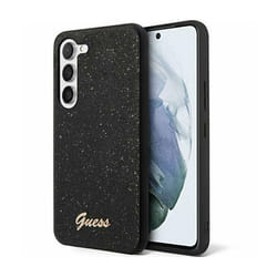 Coque de téléphone - Guess - Glitter Flakes - Samsung Galaxy S24 - Noir - Souple