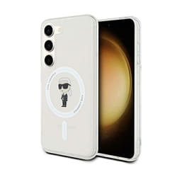 Coque de telephone - Karl Lagerfeld - IML Ikonik MagSafe - Transparent - Protection rayures - Compatible MagSafe