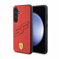 Coque de téléphone - Ferrari - Big SF Perforée - Rouge - Souple - Écologique