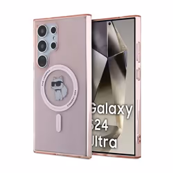 Coque de téléphone - Karl Lagerfeld - IML Choupette - Samsung Galaxy S24 Ultra - Rose - MagSafe