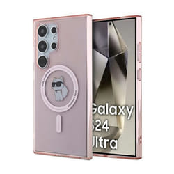 Coque de téléphone - Karl Lagerfeld - IML Choupette - Samsung Galaxy S24 Ultra - Rose - MagSafe