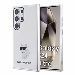 Coque pour téléphone - Karl Lagerfeld - Samsung Galaxy S24 Ultra - Transparent - Souple - Élégant