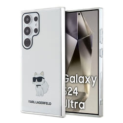 Coque pour téléphone - Karl Lagerfeld - Samsung Galaxy S24 Ultra - Transparent - Souple - Élégant
