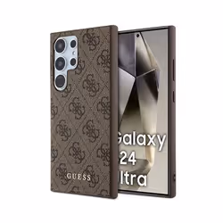 Coque de téléphone - Guess - Samsung Galaxy S24 Ultra - Marron - Élégant - Protection contre chocs