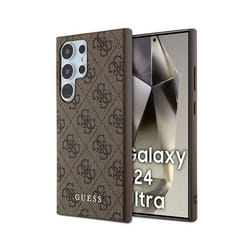 Coque de téléphone - Guess - Samsung Galaxy S24 Ultra - Marron - Élégant - Protection contre chocs