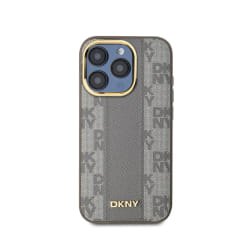 DKNY Coque iPhone 15 Pro Max - Motif Carreaux