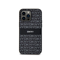 DKNY coque iPhone 14 Pro Tonal Stripe - Noir