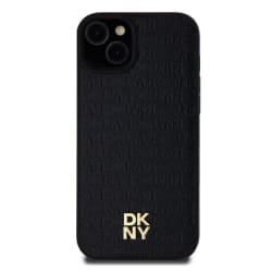 DKNY Coque iPhone 15 Plus MagSafe - Noir