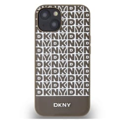 DKNY Coque iPhone 15 - MagSafe Marron