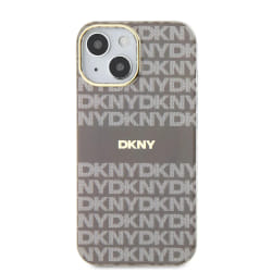 DKNY Coque MagSafe iPhone 15 - Beige