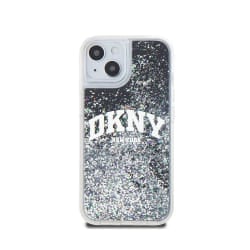 DKNY Coque iPhone 14 Glitter Arch - Noir