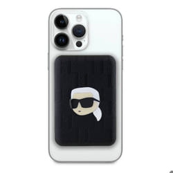 Batterie Externe MagSafe 5000mAh avec Motif Karl Heads Karl Lagerfeld Noir