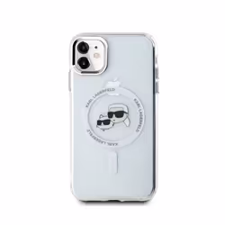 Coque pour iPhone 11 - Karl Lagerfeld - IML K&CH - Transparent - Compatible MagSafe - Protection optimale