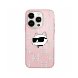 Coque de téléphone - Karl Lagerfeld - Choupette - iPhone 11 - Rose - Luxueux