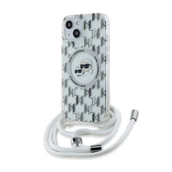Coque de téléphone - Karl Lagerfeld - iPhone 15/14/13 - Transparent - Choupette - MagSafe