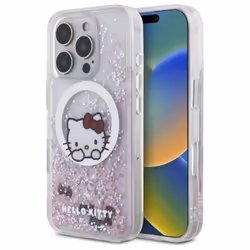 Coque Téléphone - Hello Kitty - iPhone 16 Pro - Effet Scintillant - Compatible MagSafe - Protection Chocs