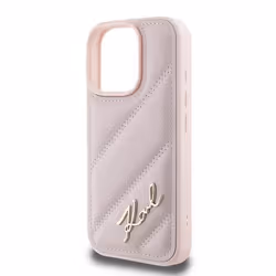 Coque Souple - Karl Lagerfeld - iPhone 16 Pro Max - Matelassé - Éco-cuir - Vintage