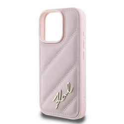 Coque Souple - Karl Lagerfeld - iPhone 16 Pro Max - Matelassé - Éco-cuir - Vintage