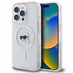 Coque Téléphone - Karl Lagerfeld - iPhone 16 Pro - IML Metal - MagSafe - Élégante et Transparente