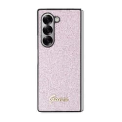 Coque de Protection pour Samsung Galaxy Z Fold 6 à Paillettes Guess Rose