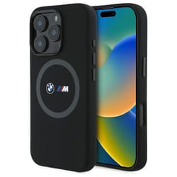 Coque - BMW - M Series - Silicone - MagSafe - iPhone 16 Pro 6.3 Noir