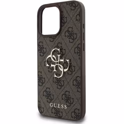 Coque - GUESS - iPhone 16 Pro - Logo 4G - Eco-cuir - Protection durable