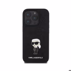 Coque pour iPhone 16 Pro - Karl Lagerfeld - Pailletée - Protection Chocs - Accès Facile - Élégante