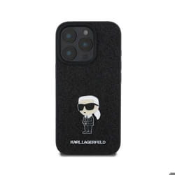Coque pour iPhone 16 Pro - Karl Lagerfeld - Pailletée - Protection Chocs - Accès Facile - Élégante