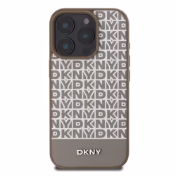 Coque de Protection - DKNY - iPhone 16 Pro Max - Marron - MagSafe - Élégante et Durable