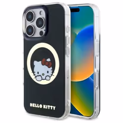 Coque Téléphone - Hello Kitty - IML Sweet Kitty - MagSafe - Noir - iPhone 16 Pro Max