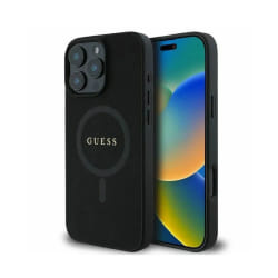 Étui Guess iPhone 16 Pro GUHMP16LPSAHMCK avec Magsafe Noir