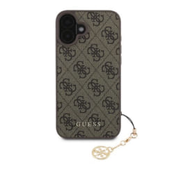Coque Arrière pour iPhone 16 Plus Imprimé 4G Guess Marron