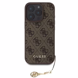 Coque Arrière pour iPhone 16 Pro Imprimé 4G Guess Marron