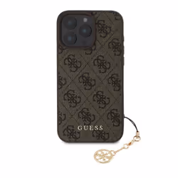Coque Arrière pour iPhone 16 Pro Max Imprimé 4G Guess Marron