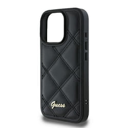 Coque - GUESS - iPhone 16 Pro - Matelassé - Noir - Protection durable