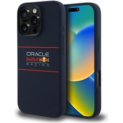 CG MOBILE Red Bull RBHMP16L24SIHSRV Coque pour iPhone 16 Pro 63 sous licence en silicone avec logo horizontal compatible avec Ma