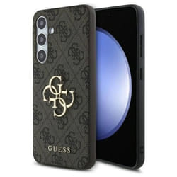 Coque Guess 4G Big Metal Logo pour Samsung Galaxy S24 FE (marron)