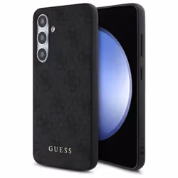 Coque Guess 4G Metal Gold Logo pour Samsung Galaxy S24 FE (gris)