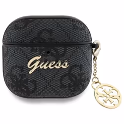 Étui pour AirPods 4 Guess 4G Charm Collection (Noir)