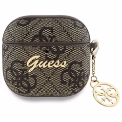Étui pour AirPods 4 Guess 4G Charm Collection (Marron)
