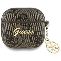 Étui pour AirPods 4 Guess 4G Charm Collection (Marron)