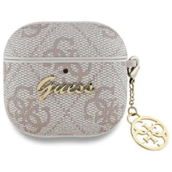 Étui pour AirPods 4 Guess 4G Charm Collection (Rose)
