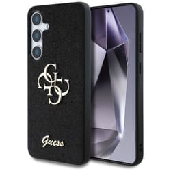 Coque Guess À Paillettes Fixes Pour Samsung Galaxy S25+ Protection En Tpu Logo En Métal