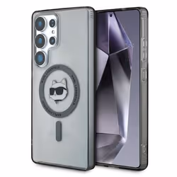 Coque Téléphone - Karl Lagerfeld - Samsung Galaxy S25 Ultra - Noir - Choupette - MagSafe